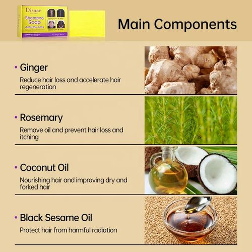 Retrouvez votre jeunesse avec notre Savon Noir anti-cheveux gris et blancs!