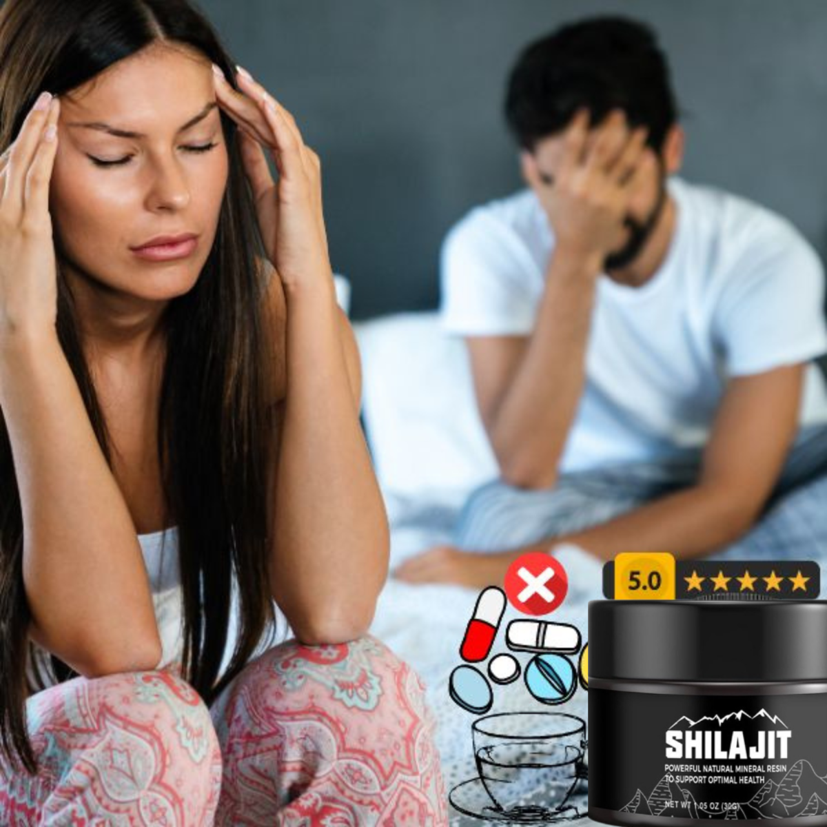 Shilajit Naturel de L'Himalaya : Source de Vitalité et de Bien-être Exceptionnels (avec plus de 85 minéraux et oligo-éléments bénéfiques pour la santé.)