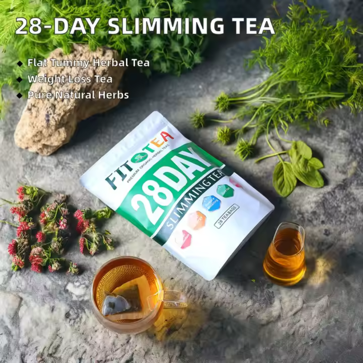 Thé Amincissant et énergisant : Retrouvez votre puissance et votre corps de rêve en 28 Jours (Satisfait ou Remboursé)